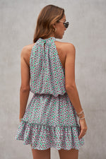 Load image into Gallery viewer, Floral Halter Dress
