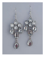 Load image into Gallery viewer, Faux Rhinestone Chandelier Earrings
