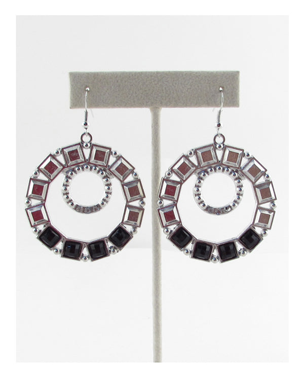 Crop circle earring