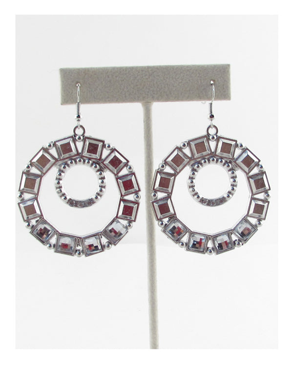 Crop circle earring