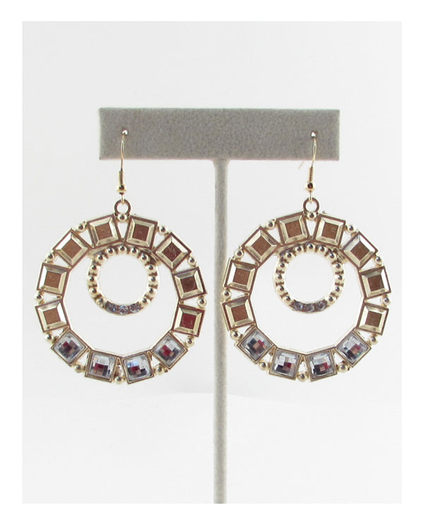 Crop circle earring