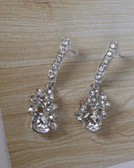 Load image into Gallery viewer, Crystal and Stone Drop Earrings
