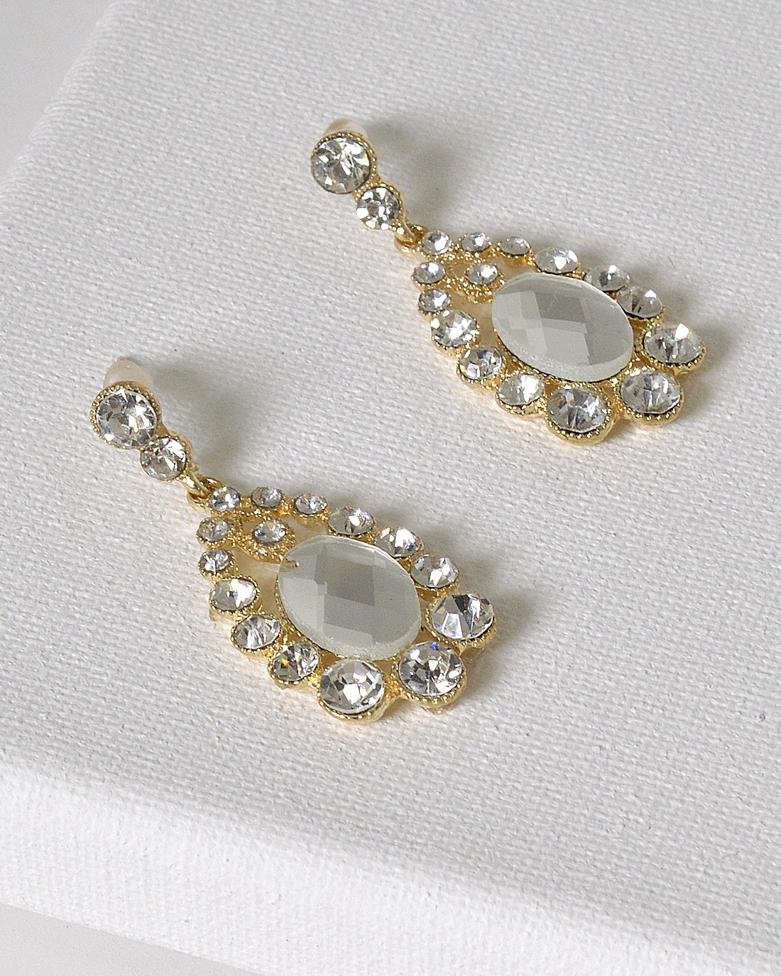 Stylish Crystal Studded Danglers