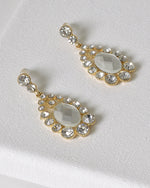 Load image into Gallery viewer, Stylish Crystal Studded Danglers
