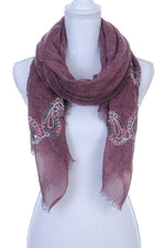 Load image into Gallery viewer, Sheer Embroidered Scarf
