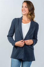 Load image into Gallery viewer, Ladies fashion one button closure blazer
