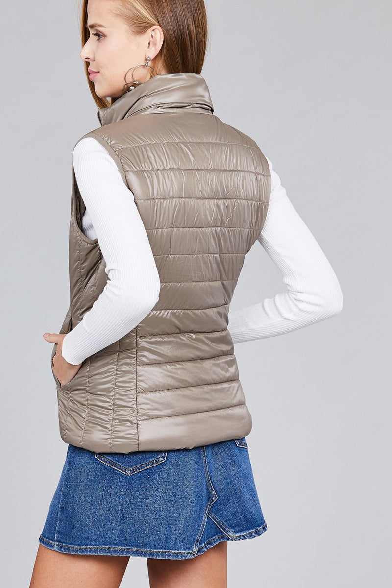 Ladies Fashion Plus Quilted Padding West