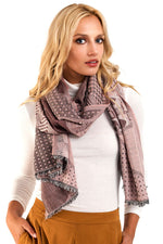 Load image into Gallery viewer, Mixed Pattern Mosaic Scarf
