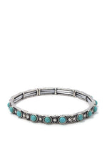 Load image into Gallery viewer, Circle Bead Metal Stretch Bracelet
