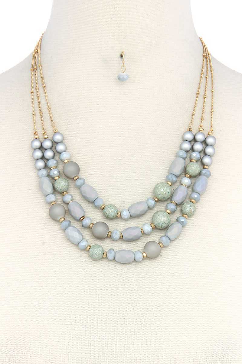 Beaded Layered Necklace