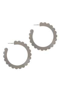 Metal Open Hoop Earring