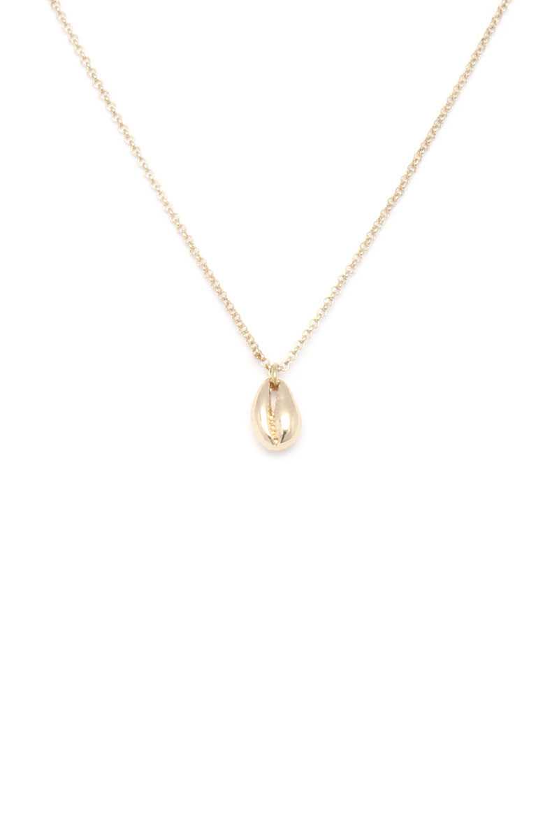 Dainty Cowrie Charm Necklace