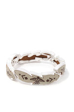 Load image into Gallery viewer, Aztec Stamped Stretch Bracelet
