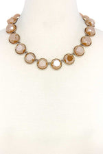 Load image into Gallery viewer, Circle Bead Short Necklace
