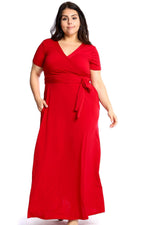 Load image into Gallery viewer, Waist Tie Breathable Summertime Maxi Dress
