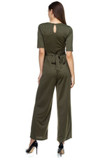 Load image into Gallery viewer, Grommets Belted Jumpsuit
