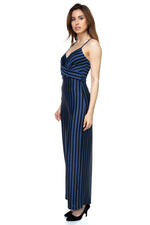 Load image into Gallery viewer, Stripe Front Twist Jumpsuit
