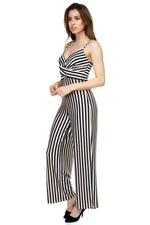 Load image into Gallery viewer, Stripe Front Twist Jumpsuit
