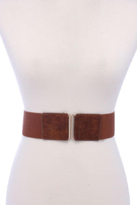 PU Leather Elastic Belt