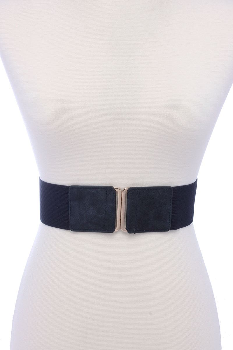 PU Leather Elastic Belt