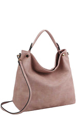 Load image into Gallery viewer, Stylish Modern Mesh Front Hobo Bag with Long Strap
