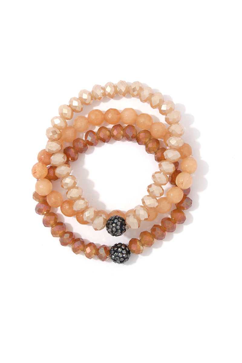 Beaded Stretch Bracelet Set