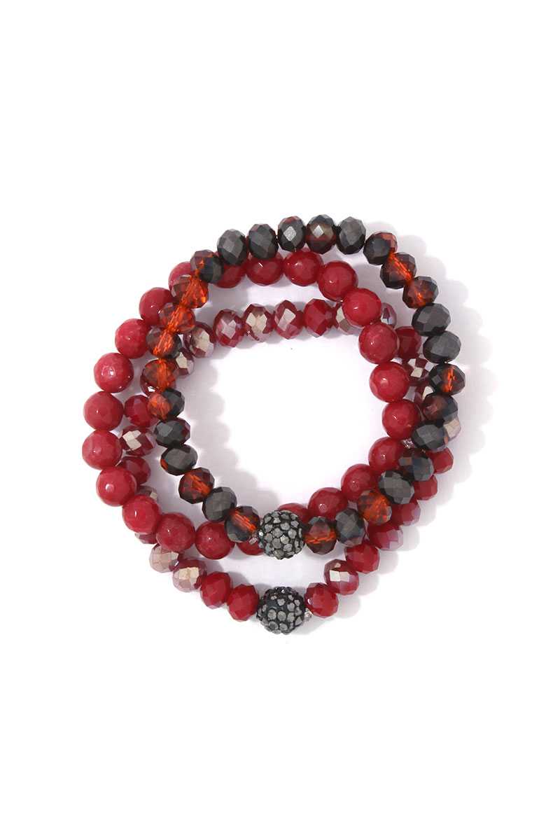 Beaded Stretch Bracelet Set