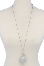 Load image into Gallery viewer, Geometric Shape Pendant Long Necklace
