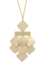 Load image into Gallery viewer, Geometric Shape Pendant Long Necklace
