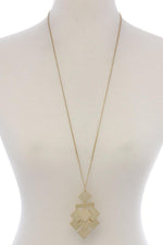 Load image into Gallery viewer, Geometric Shape Pendant Long Necklace
