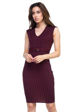 Load image into Gallery viewer, Stripe Belted Dress
