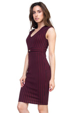 Load image into Gallery viewer, Stripe Belted Dress
