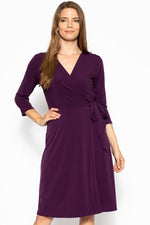 Load image into Gallery viewer, 3/4 Sleeve Midi Dress
