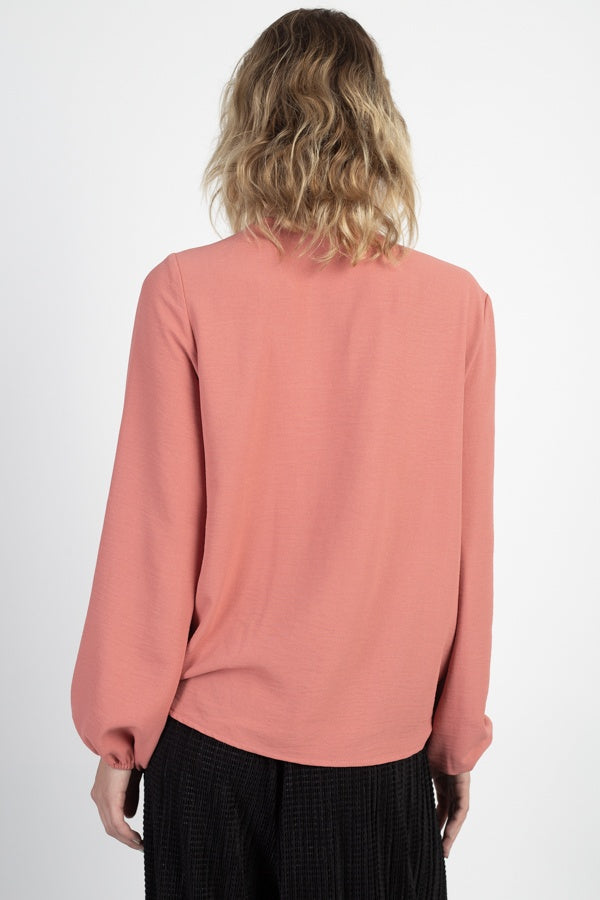 Asymmetrical Button Front Top