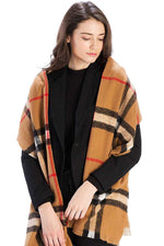 Load image into Gallery viewer, Checker Plaid Pattern Scarf
