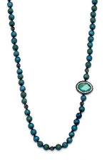 Load image into Gallery viewer, Multi Beaded Stone Long Necklace
