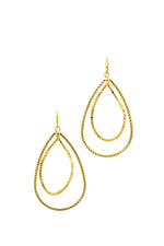 Load image into Gallery viewer, Modern Fashion Plated Brass Drop Earring
