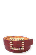 Load image into Gallery viewer, Square Shape Metal Buckle PU Leather Belt
