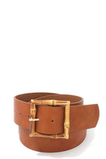 Load image into Gallery viewer, Bamboo Buckle Leather Belt
