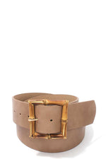 Load image into Gallery viewer, Bamboo Buckle Leather Belt
