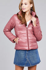 Load image into Gallery viewer, Long Sleeve Quilted Padding Jacket
