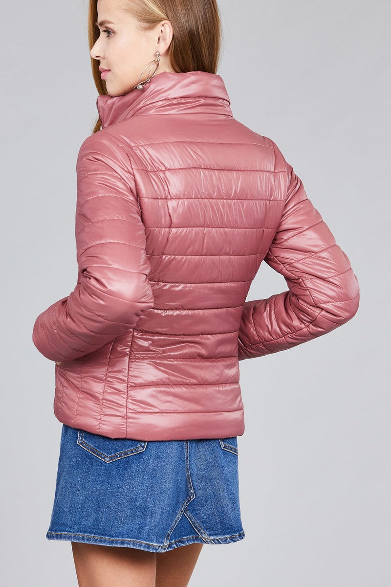 Long Sleeve Quilted Padding Jacket