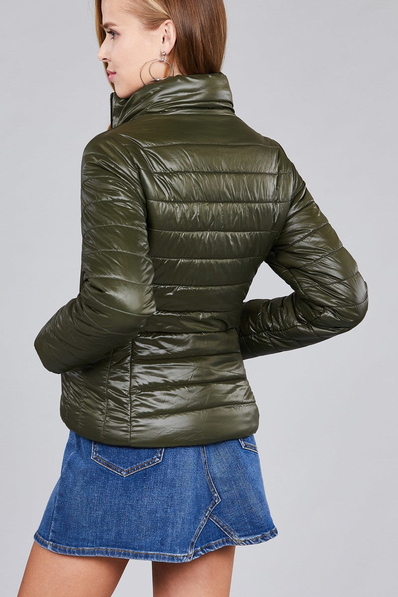 Long Sleeve Quilted Padding Jacket