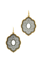 Load image into Gallery viewer, Modern Chic Two Tone Drop Earring
