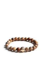 Load image into Gallery viewer, Hammered Metal Ball Beaded Stretch Bracelet
