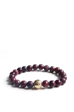 Load image into Gallery viewer, Hammered Metal Ball Beaded Stretch Bracelet
