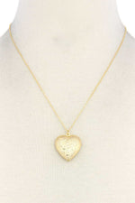 Load image into Gallery viewer, Heart Shape Locket Metal Necklace
