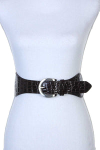 PU Leather Stretch Belt