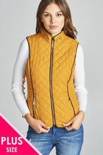 Load image into Gallery viewer, Faux Shearling Lined Quilted Padding Vest
