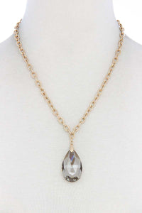 Teardrop Pendant Necklace